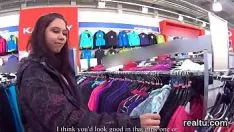 Play Surprising czechoslovakian adolescentie is maked in the mall and get laided in pov