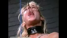 Abspielen Extrem blond bdsm knuckle down crystel leis tounge united foltern
