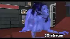 Oynat 3d hareketli bebek büyük yarak geçirir
