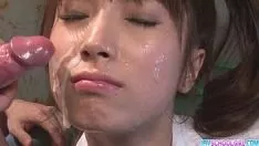 Riproduci Hinata tachometeribana ha un climax con un fronte di sperma asiatico
