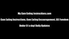 播放 做个坏男孩，为我吃掉你的精液 cei
