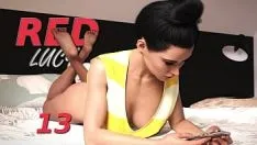 Redare Lucy roșie #13 • fată fierbinte și sexy pe pat... asta e gemul meu!