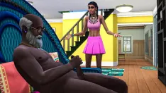 Abspielen Stieftochter erwischt ihren stiefvater dabei, wie er auf der couch vor dem fernseher masturbiert und ihn besuchen will