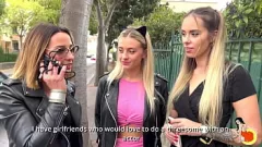 Redare Adolescenții blonde se duc din greu într-un trio intens cu puțe mari