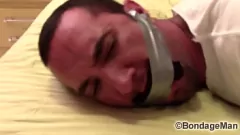 Play Victor's Intense Sock and Tape Gagging Experience - Bondage, SockGagged, Tapegagged, and Captured Preview
