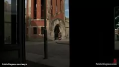 Afspelen Euro babe ingediend bij openbare BDSM en hardcore neuken